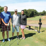 Herb Kopf, Steve Ward, Chris Spalding and Kim Shea, all from Edrington Americas.