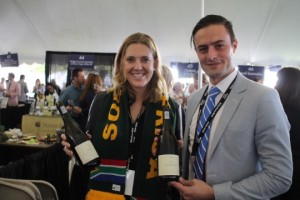 Victoria and Marthinus Van Der Vyver of Ken Forrester Vineyards of South Africa.