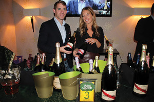 Jean de Castelnau, Champagne Ambassador, G.H. Mumm & Perrier-Jouet with Stephanie Lamison, G.H. Mumm & Perrier-Jouet.