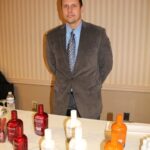 Chad Frazier, Marketing and Merchandising, Slocum & Sons with Forbidden cream liqueur.