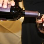 A wine pour.