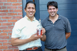 Rick Tapia, La Bodega Internacional (LBI) and Chris Martelly, Atlantic Distributing, Sales Representative. Based in Atlanta, LBI produces specialty, handcrafted, premium spirits, including J.R. Revelry Bourbon Whiskey.