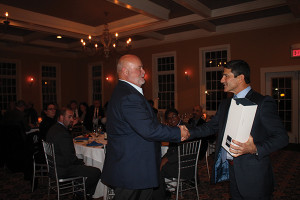 Award recipient Larry Kochiss and Sepe.