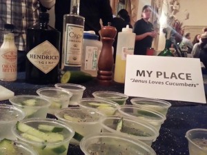 Janus Loves Cucumbers, the winning cocktail.