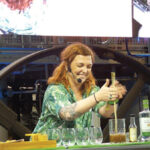 Competitor Kayleigh Speck of The Grange representing Rhode Island at the international competition in the first round of the event.