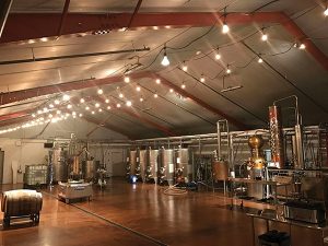 Inside Litchfield Distillery.