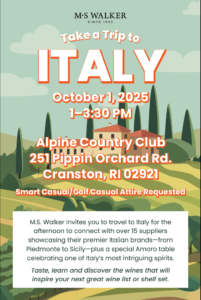 MS Walker's Trip to Italy (Trade Only) @ Alpine Country Club | Cranston | Rhode Island | United States