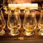 Whiskey sample during the New England Whiskey Festival dinner on Friday Oct. 2