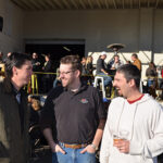 Overshores’ President Christian Amport with guests.
