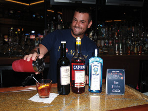Twin River bartender/butler David Schiavone.