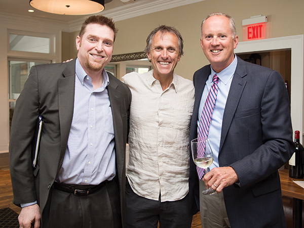Aaron Augspurg, Trinchero Family Estates, VP Empire Division; Winemaker Joel Gott; and John Parke, President, CDI.