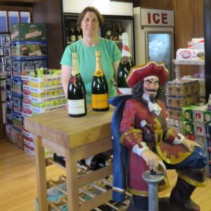 Carrie Tood, co-manager of Red Bird Liquor Store.