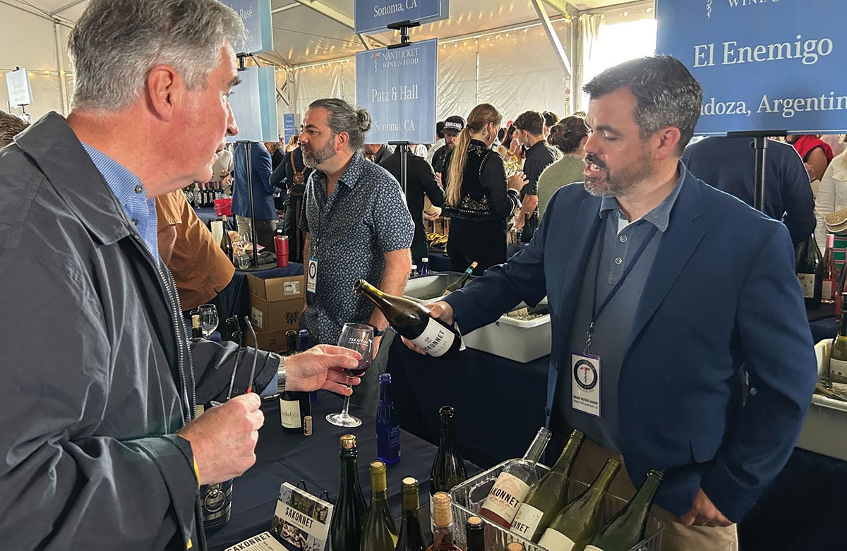 Sakonnet Vineyard Pours at Nantucket Wine Festival