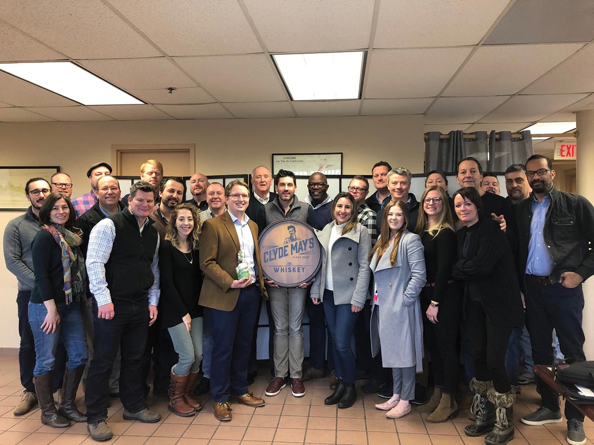 Slocum & Sons Hosts Visit from Clyde May’s Whiskey Team