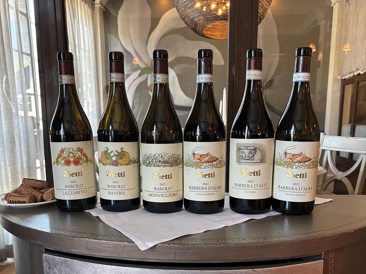 Vietti Winery Featured for Tasting Luncheon