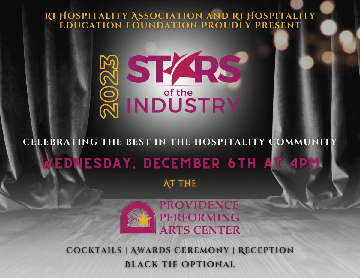 RI Hospitality Association Sets Stars of the Industry Date