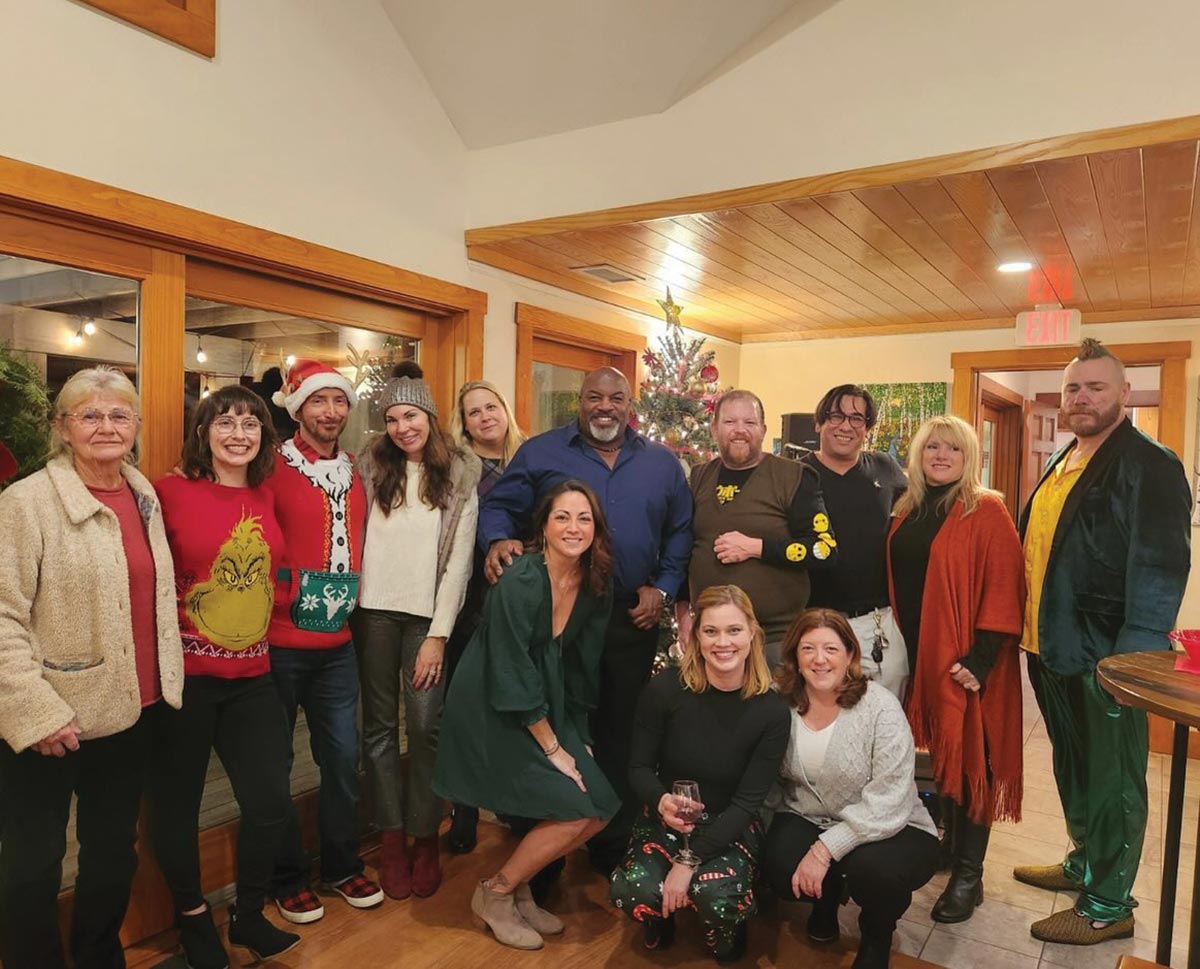 Stonington Vineyards Hosts Holiday Party