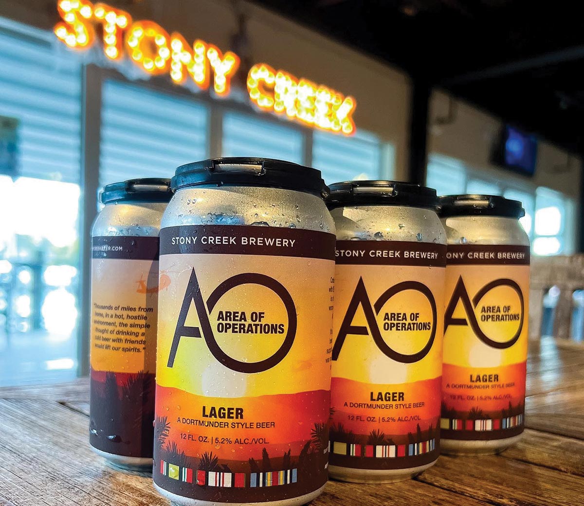 Stony Creek’s New Lager Raises Funds, Honors Veterans