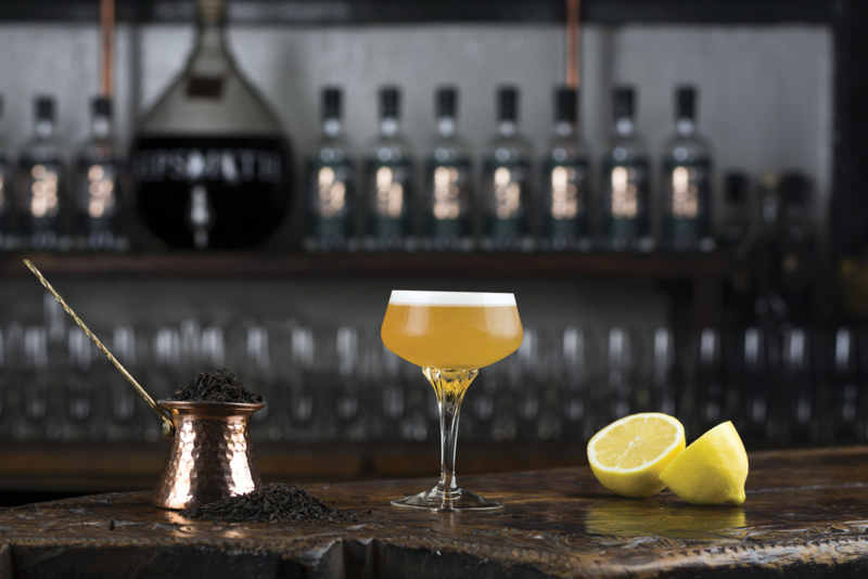 FLEXIBILI-TEA – Tea can be a cocktail base, or it can be a flavoring agent, infused into spirits or syrups. The Lady Grey Martini uses Sipsmith Gin infused with Lady Grey tea (a milder take on bergamot-tinged Earl Grey).