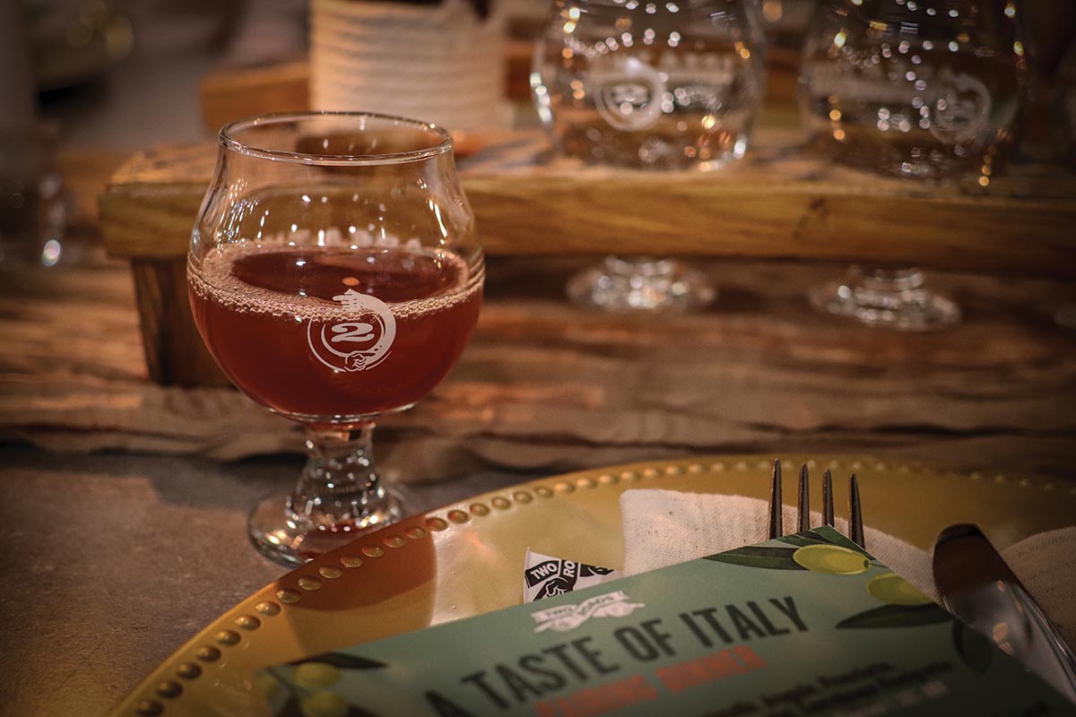 Two Roads Unveils New Pilsner at Pairing Dinner
