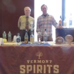 Vic Zelinksy of Vic Zelinsky Associates and Max Overstrom-Coleman, Brand Steward, Vermont Spirits.