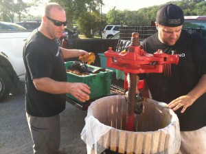Chris Guillette, distiller with Mike Reppucci, owner and founder of Sons of Liberty Spirits.