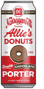 Narragansett Allie's Donuts Double Chocolate Porter. 