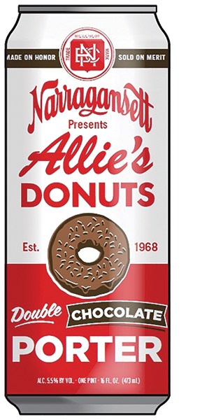 Allie's Donut Shop and Narragansett.