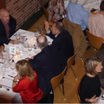 Guests during the wine dinner.