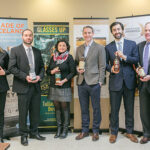 Daniel J. Hogan, Trade Development Manager, Brescome Barton; Charlotte Voisey, Portfolio Brand Ambassador, William Grant & Sons; Greg Levine, Senior Brand Manager, Reyka Vodka, William Grant & Sons; Carol Russomanno, Central Division Marketing Manager, William Grant & Sons; David Laird, Brand Ambassador, The Balvenie, William Grant & Sons; David Rudman, Director of Education and Account Development, Brescome Barton; Michael Sciretta, New England Sales Manager, William Grant & Sons; and Jamie Montesi, Connecticut State Manager, William Grant & Sons Inc. Photos by Michael Leung.