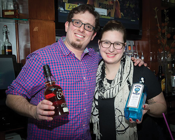 Jonathan Pogash, “The Cocktail Guru” and Elizabeth Sawtelle, Secretary, USBG RI Chapter.