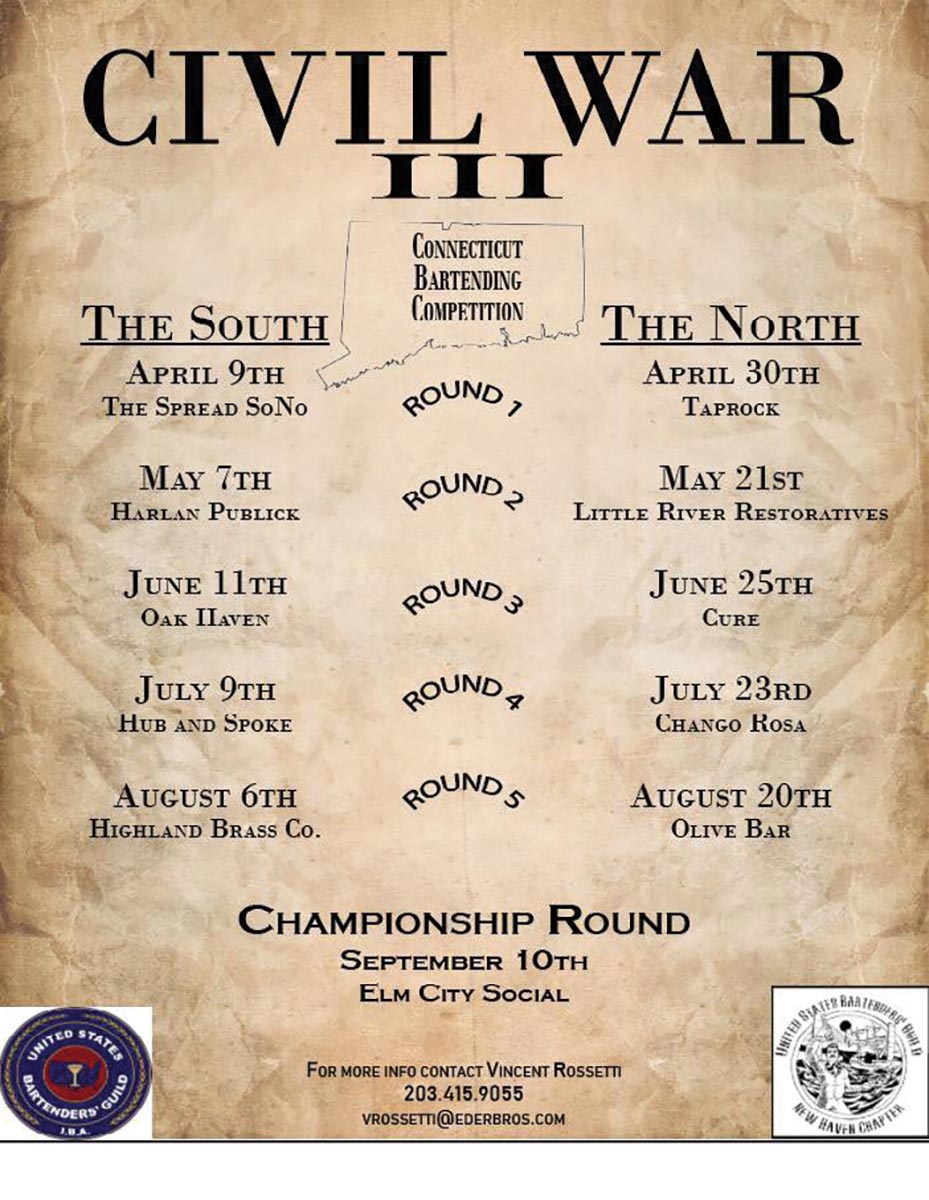 USBG’s Annual North v. South Bartending Competition Set to Begin   