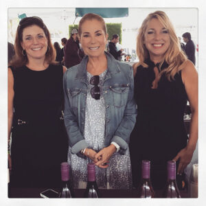 Kathie Lee Gifford and Gifft Wines with Tricia Maffei and Donna Taylor of Vine Ventures on September 26, 2015.