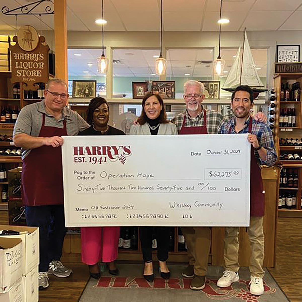 Harry’s Raises Community Funds