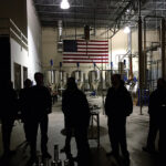 Brescome Barton staff inside the distillery.