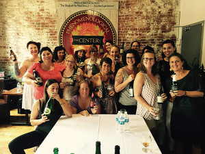 Participants at Chifferobe Atelier enjoyed a sour beer tasting by Brian Oakley, Chief Operations Manager, Julian’s of Providence. 