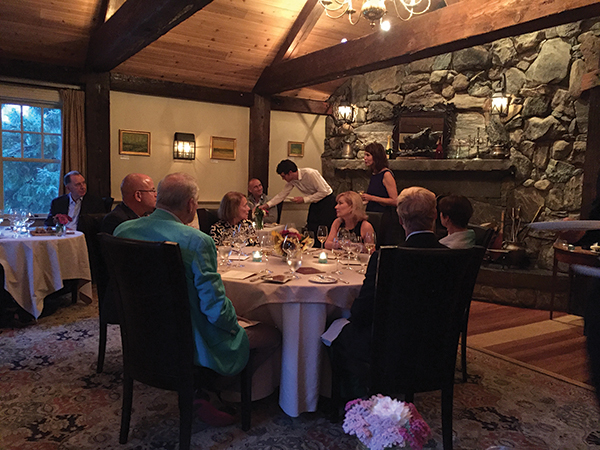 The Krug Champagne pairing dinner was held at Winvian Farms in Morris, Connecticut.