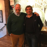 Paul Burne, Key Account Manager, Slocum & Sons and Luca Currado, Winemaker, Vietti Winery, during the luncheon at Back 40 Kitchen in Greenwich