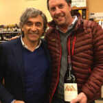 Currado and a guest during the Kent Wine and Spirits in-store tasting.
