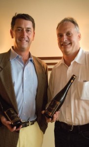Nat Saywell, Fine Wine Portfolio Manager, M.S. Walker and Jack Hecker, New York Sales Manager, HB Wine Merchants. Photos by Chris Almeida.
