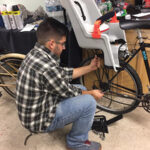 Project Broken Wheel volunteers prepared bikes for the upcoming holiday drive.