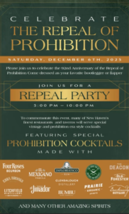Repeal Day New Haven 2025 @ Venues across New Haven | New Haven | Connecticut | United States