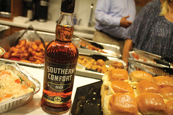 The Southern Comfort 80 launch featured a New Orleans BBQ style lunch for employees.
