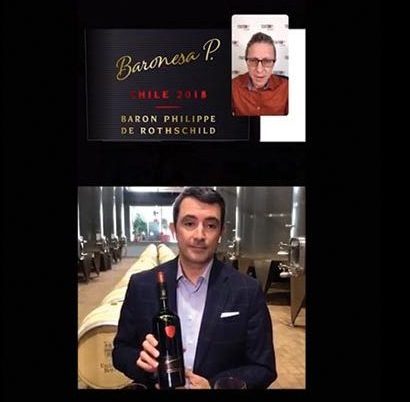 Monsieur Touton Livestreams Chilean Wine Education