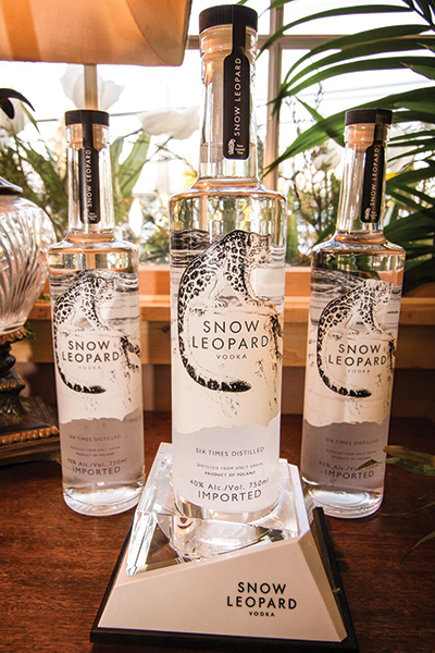 Snow Leopard Vodka.