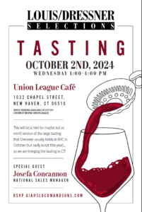 Slocum & Sons' Louis/Dressner Selections Tasting (Trade Only) @ Union League Cafe | New Haven | Connecticut | United States