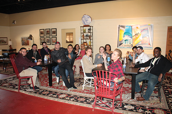 USBG CT chapter members at Litchfield Distillery.