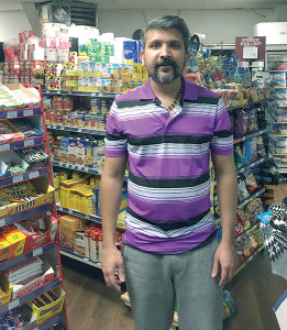 Maharshi Swadia, owner of Woodstock Village Country Store and Cafe. 