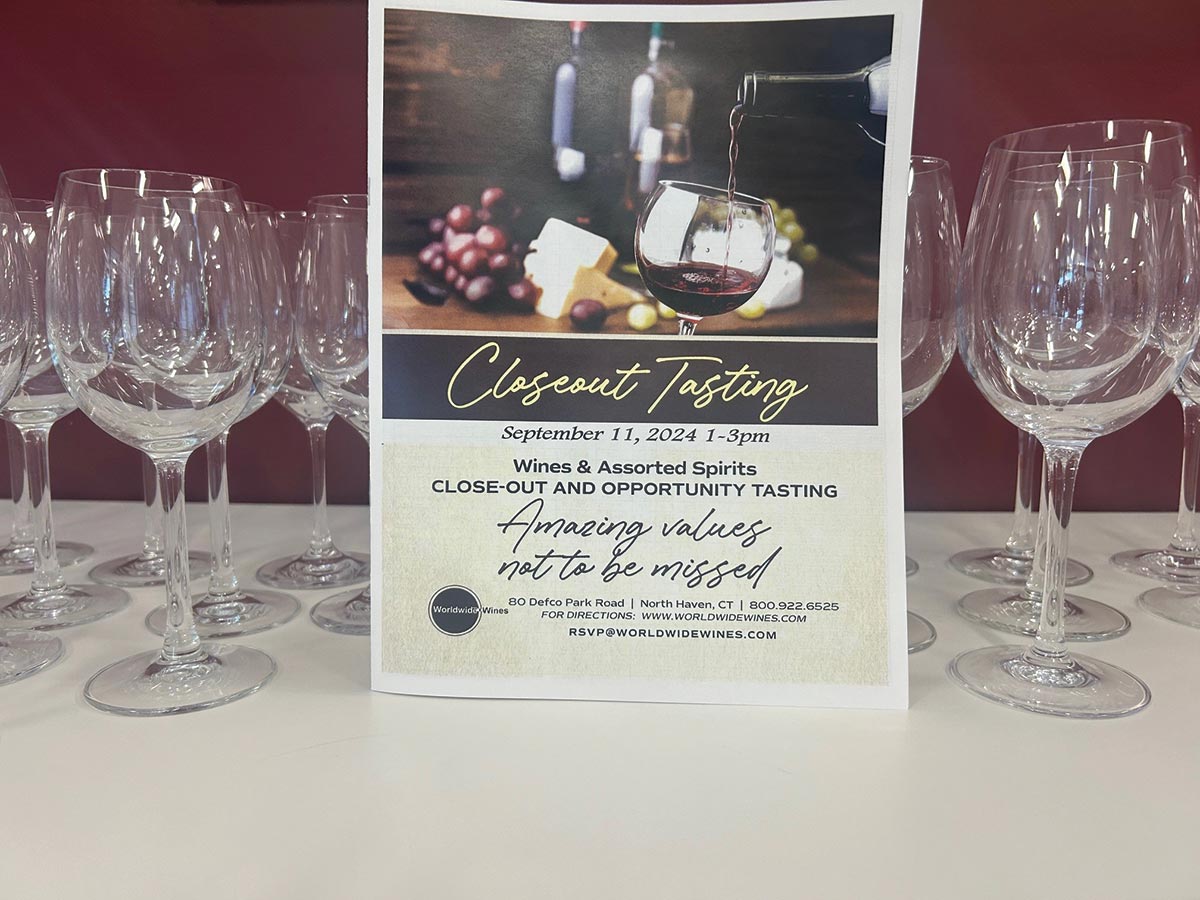 Worldwide Wines Presents Annual Summer Closeout Tasting